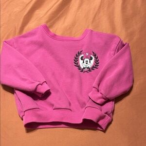 GAP Pink Minnie Mouse Sweatshirt